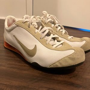 White Nike Shox sneakers size 11